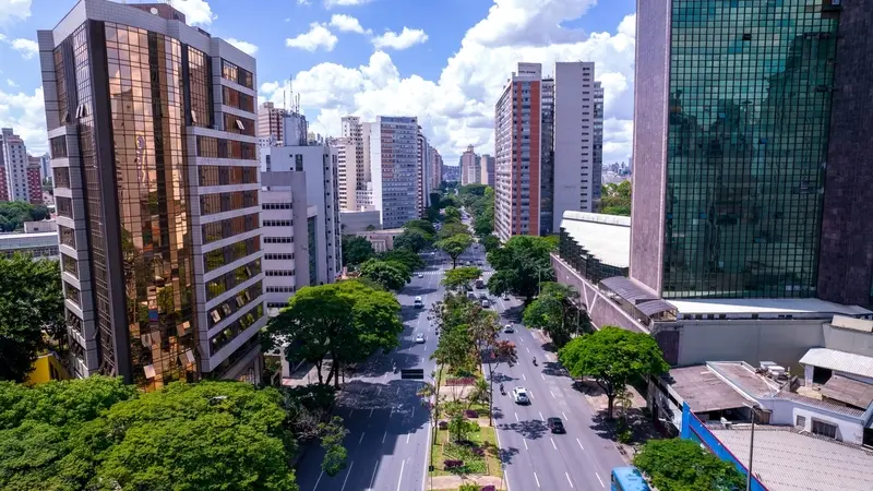 Avenida Afonso Pena, uma das mais importante de Belo Horizonte