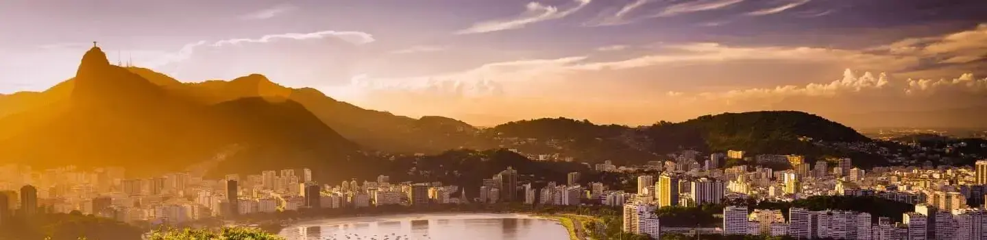 Banner página de destino da cidade de Rio de Janeiro