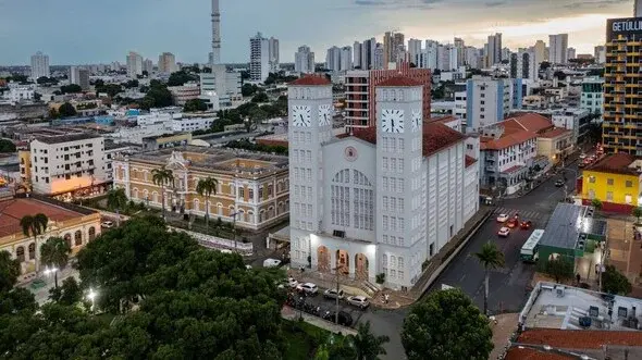 Vista aérea da cidade de Cuiabá