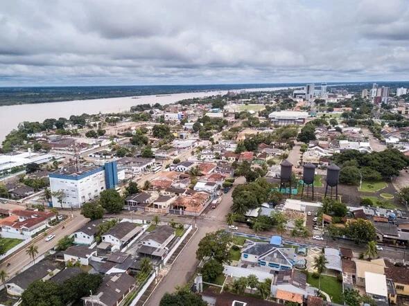 Imagem aérea da cidade turística de Porto Velho