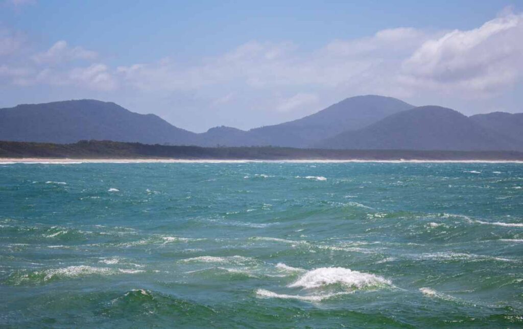 Praia da Barra da Lagoa em Florianópolis