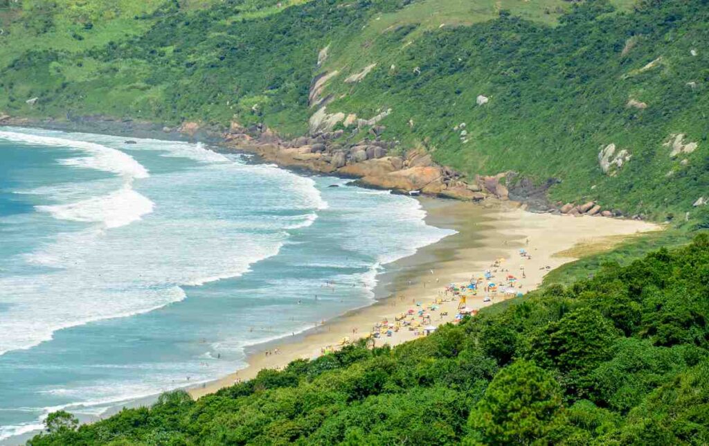 Praia Mole em Florianópolis uma das melhores de Santa Catarina