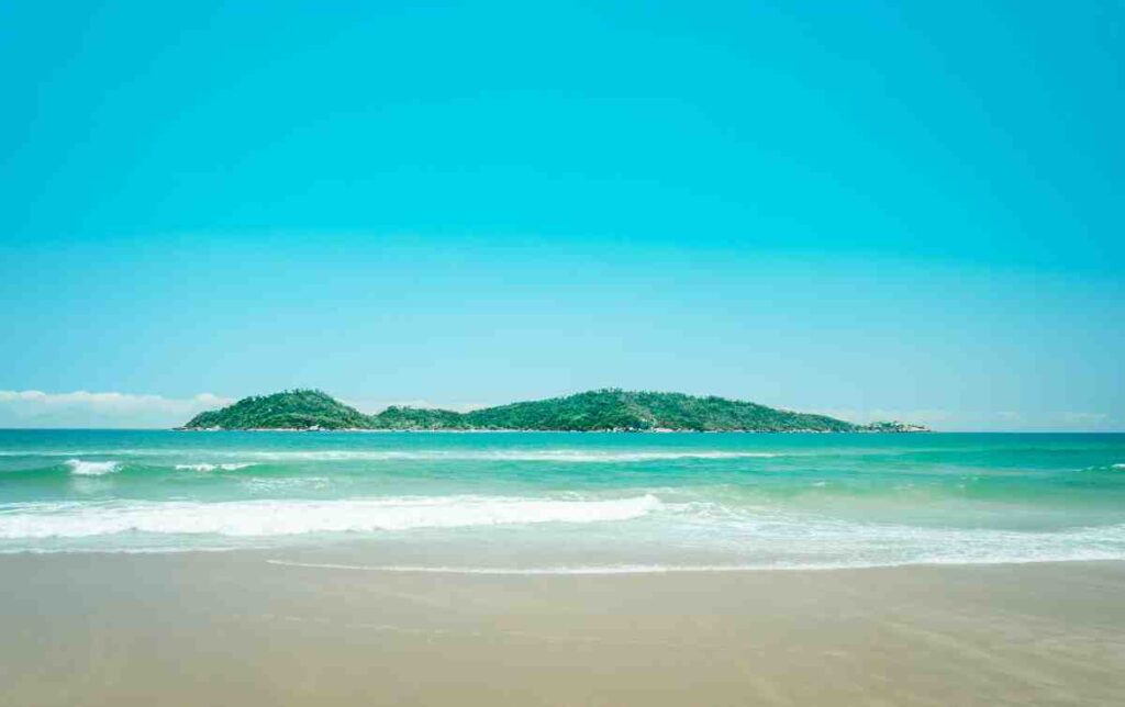 Praia do Campeche em Santa Catarina