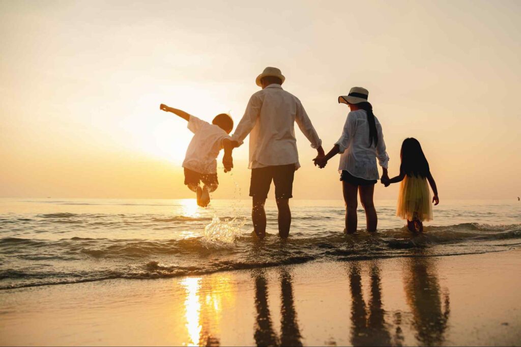 Férias de julho em família